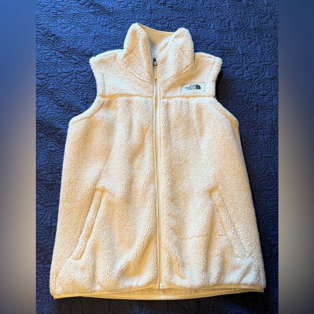 The North Face Off-White Fleece Vest